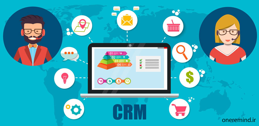 ذخیره اطلاعات تماس با اجرای CRM